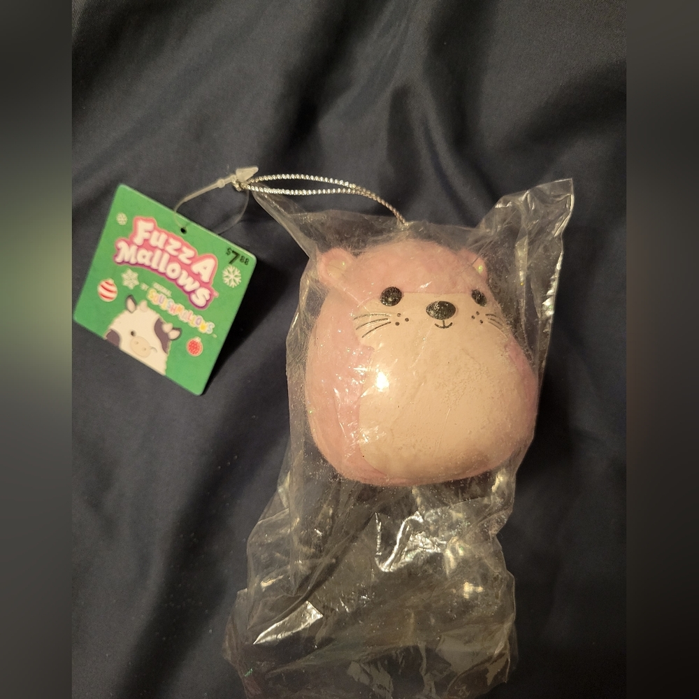 Squishmallows Fuzzamellow Anu Holiday Plastic Ornament Kurt Adler New